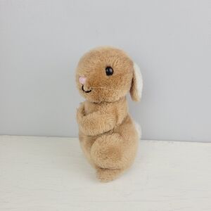 R. Dakin Easter Bunny Rabbit Vintage 1979 Stuffed Plush Standing Tan Brown White